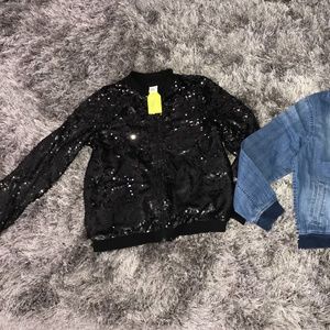 Gymboree and Crazy 8 bomber jackets